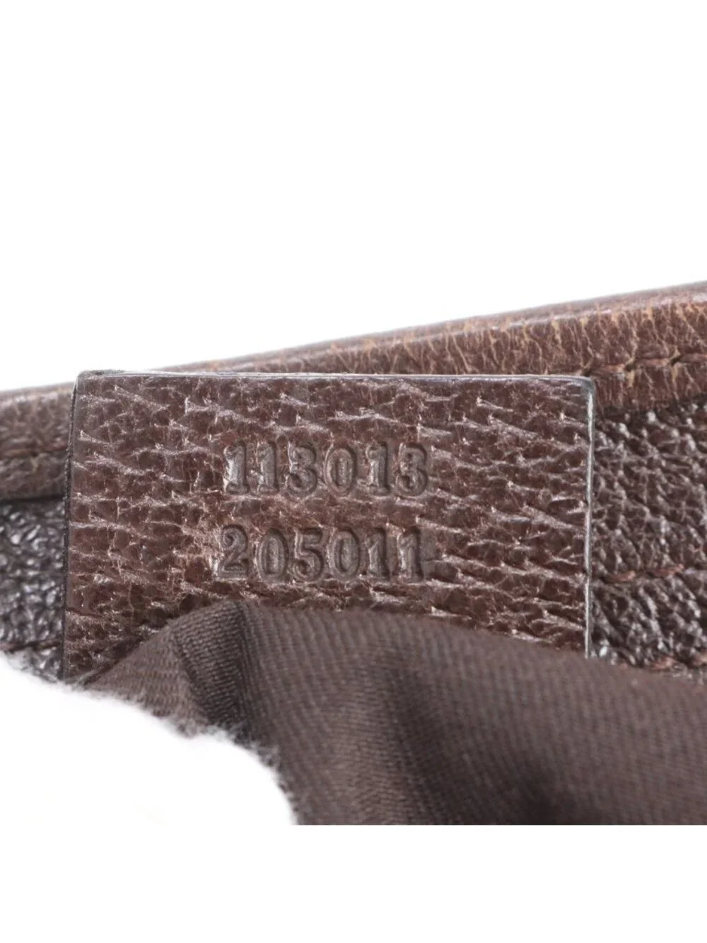 Gucci GG Canvas Leather Shoulder Bag Crossbody Messenger Business Brown